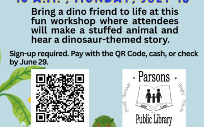Parsons Public Library’s DIY Dino
